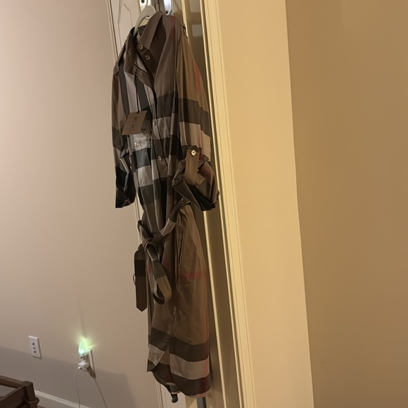 Burberry Brown Plaid Dress NWT - Picture 6 of 11